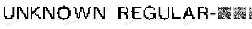 Unknown regular字体转换